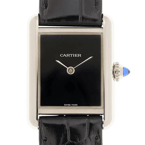 must de cartier black dial|louis cartier tank must.